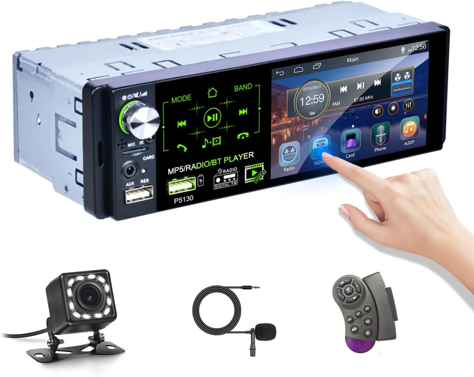 Dash-Integrated Bluetooth Infotainment Receiver - view 4