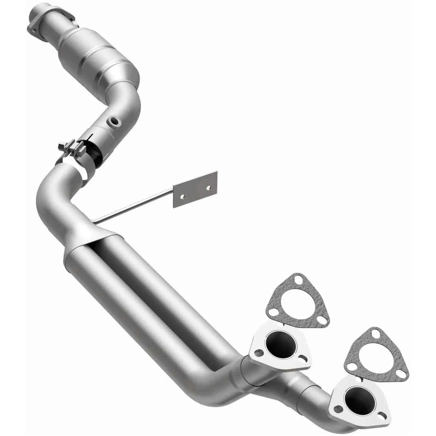 Direct-Fit High-Flow Dual Catalytic Converter Set - Exhaust & Fuel Systems for V8 Work Trucks