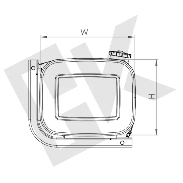 Direct-Fit Replacement Fuel Tank Base (Steel) - view 5