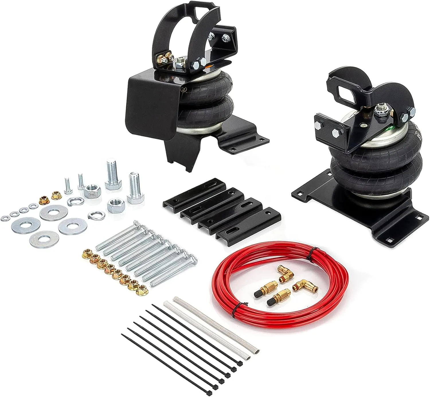 Dual Air Suspension Compressor & Air Bag Strut Kit - view 3