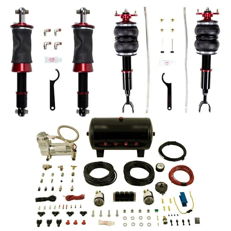 Dual Air Suspension Compressor & Air Bag Strut Kit - view 5