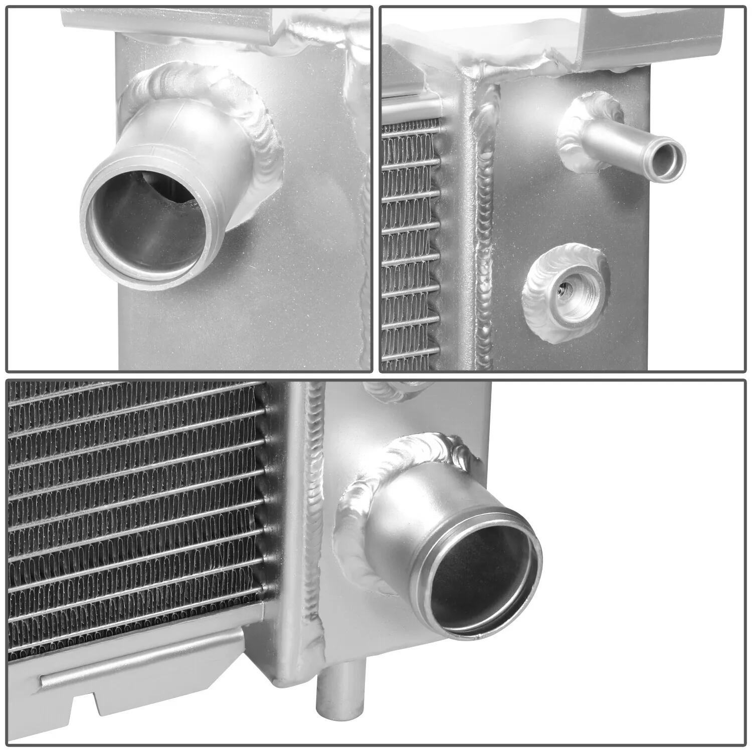 Dual-Core Aluminum Radiator with Dual 12v Fans - view 2