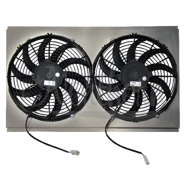 Dual Electric Radiator Cooling Fan Shroud - view 4