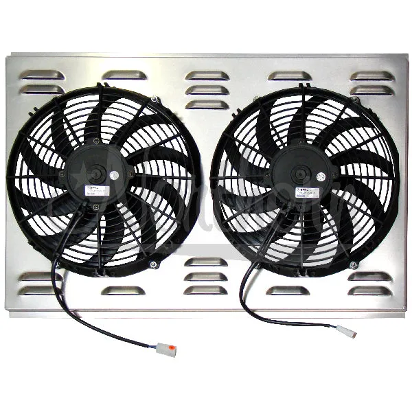 Dual Electric Radiator Cooling Fan Shroud - view 6