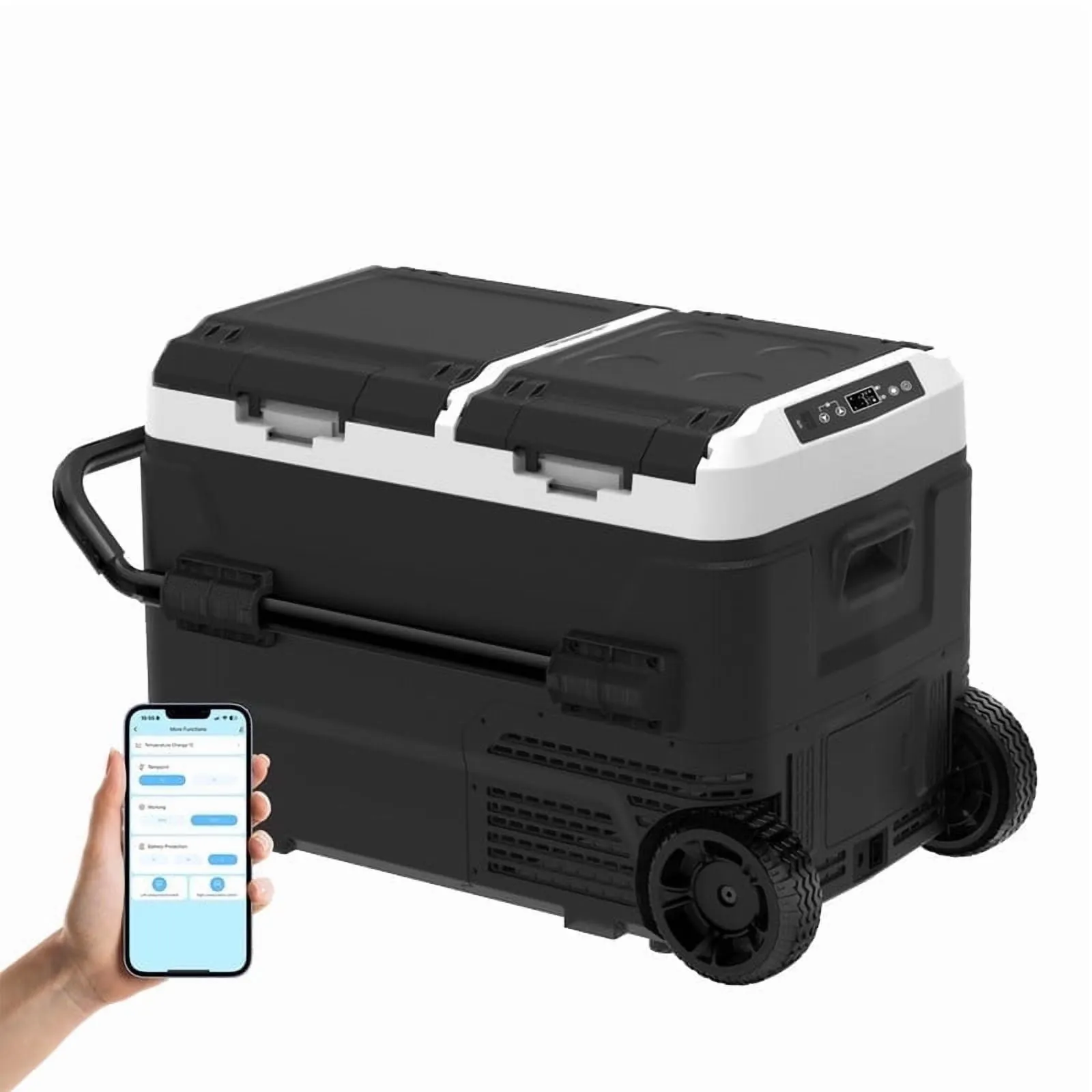 Dual-Zone Portable Electric Car Fridge/Freezer Box - view 4