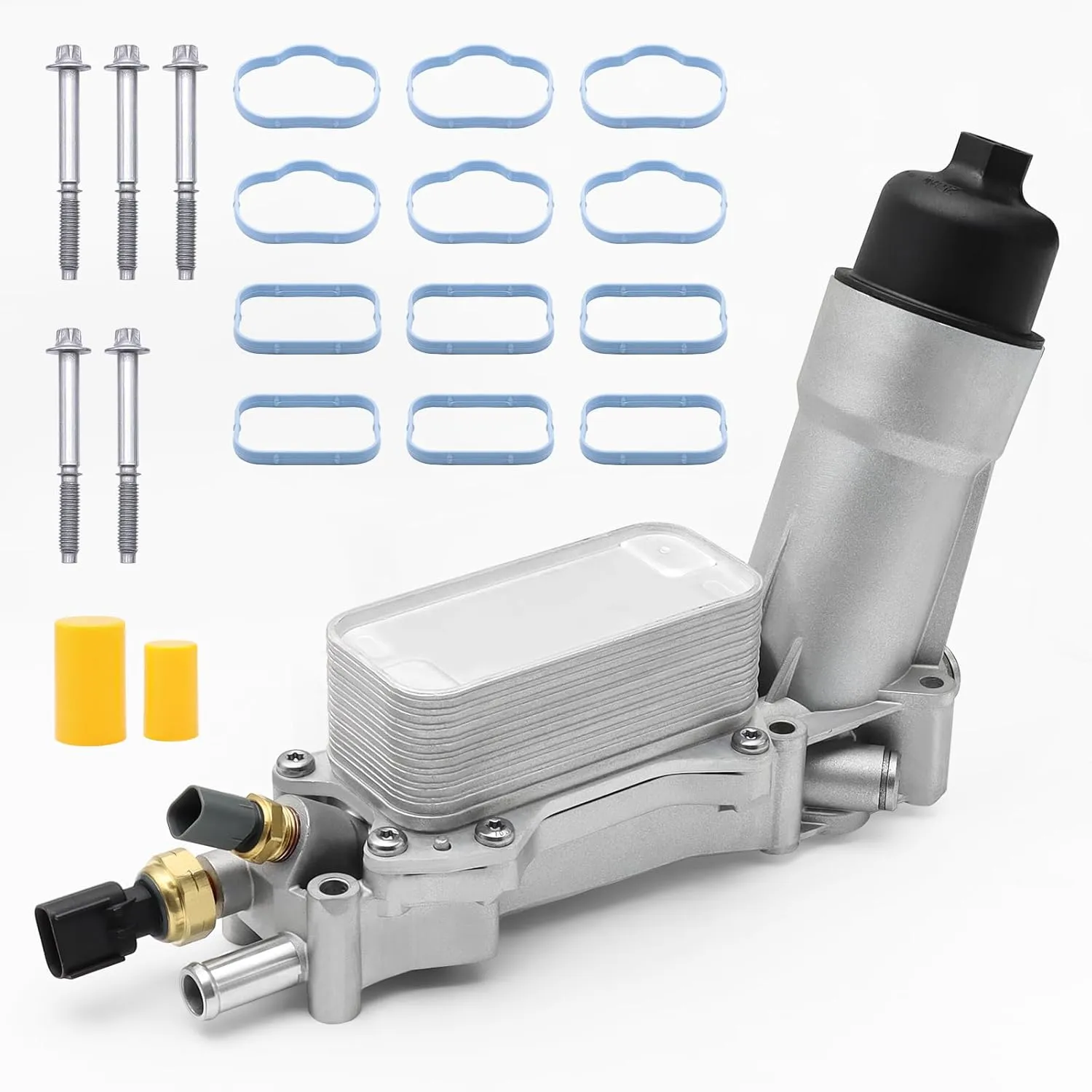 Engine Oil Filter Adapter Housing Fluid Cooler - Engine Components for Domestic SUVs