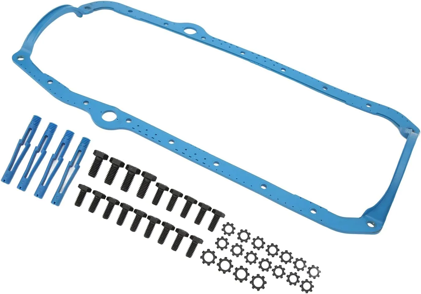 Engine Oil Pan Gasket with Rigid Carrier Core - Engine Components for High-Mileage Engines