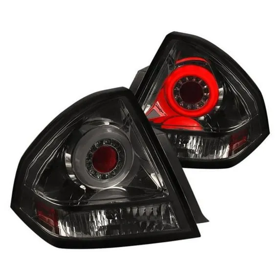 Fiber Optic Style LED Tail Lights (Pair) - Lighting for Euro Hatchbacks