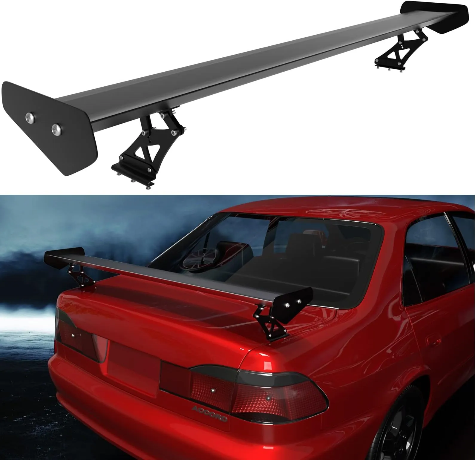 Fiberglass Rear Trunk Decklid Spoiler Wing - view 3
