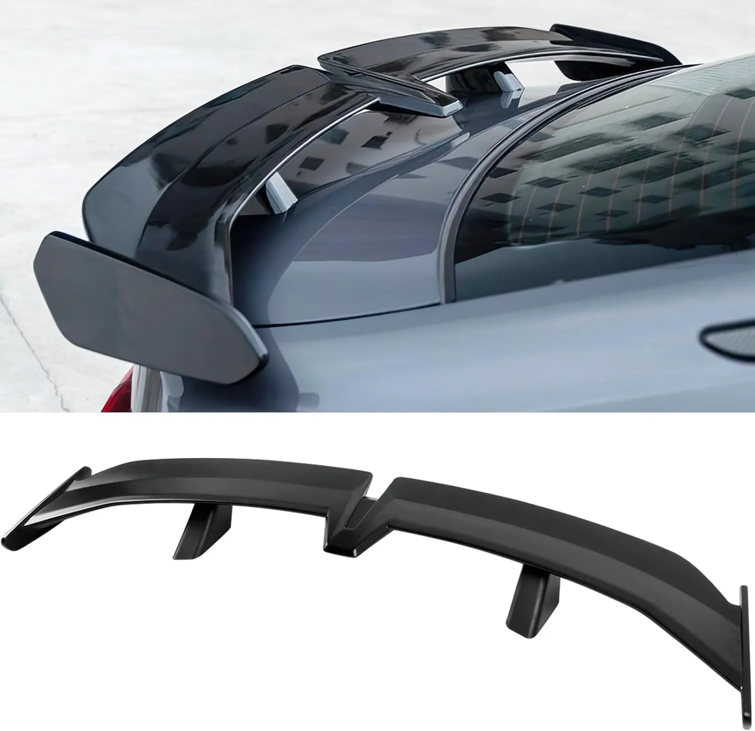 Fiberglass Rear Trunk Decklid Spoiler Wing - view 4