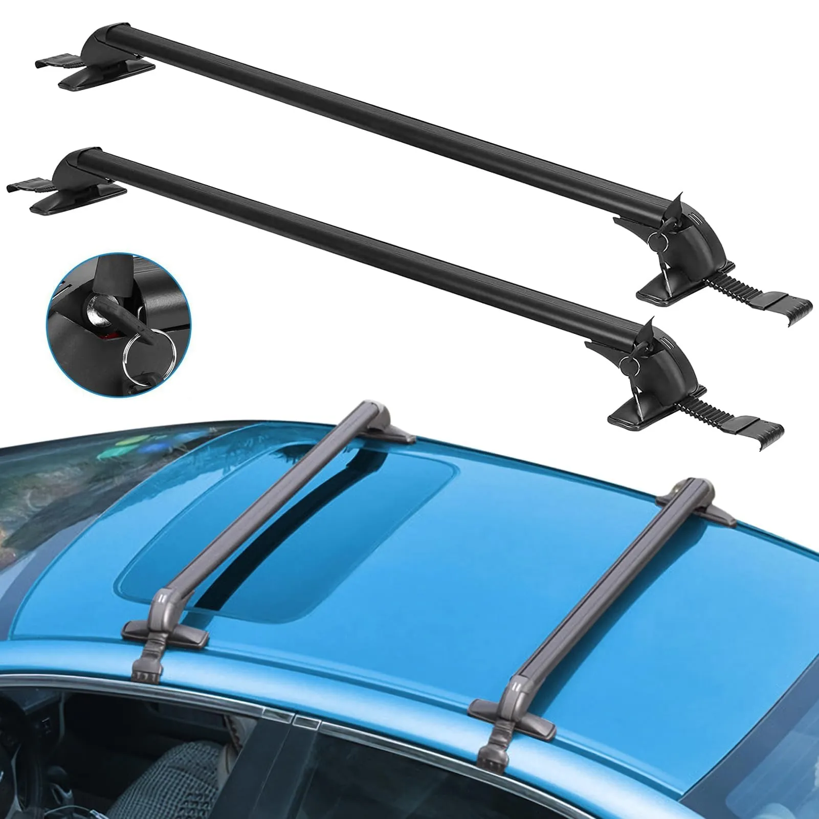 Flush-Mount Roof Rack Cargo Rails - view 4