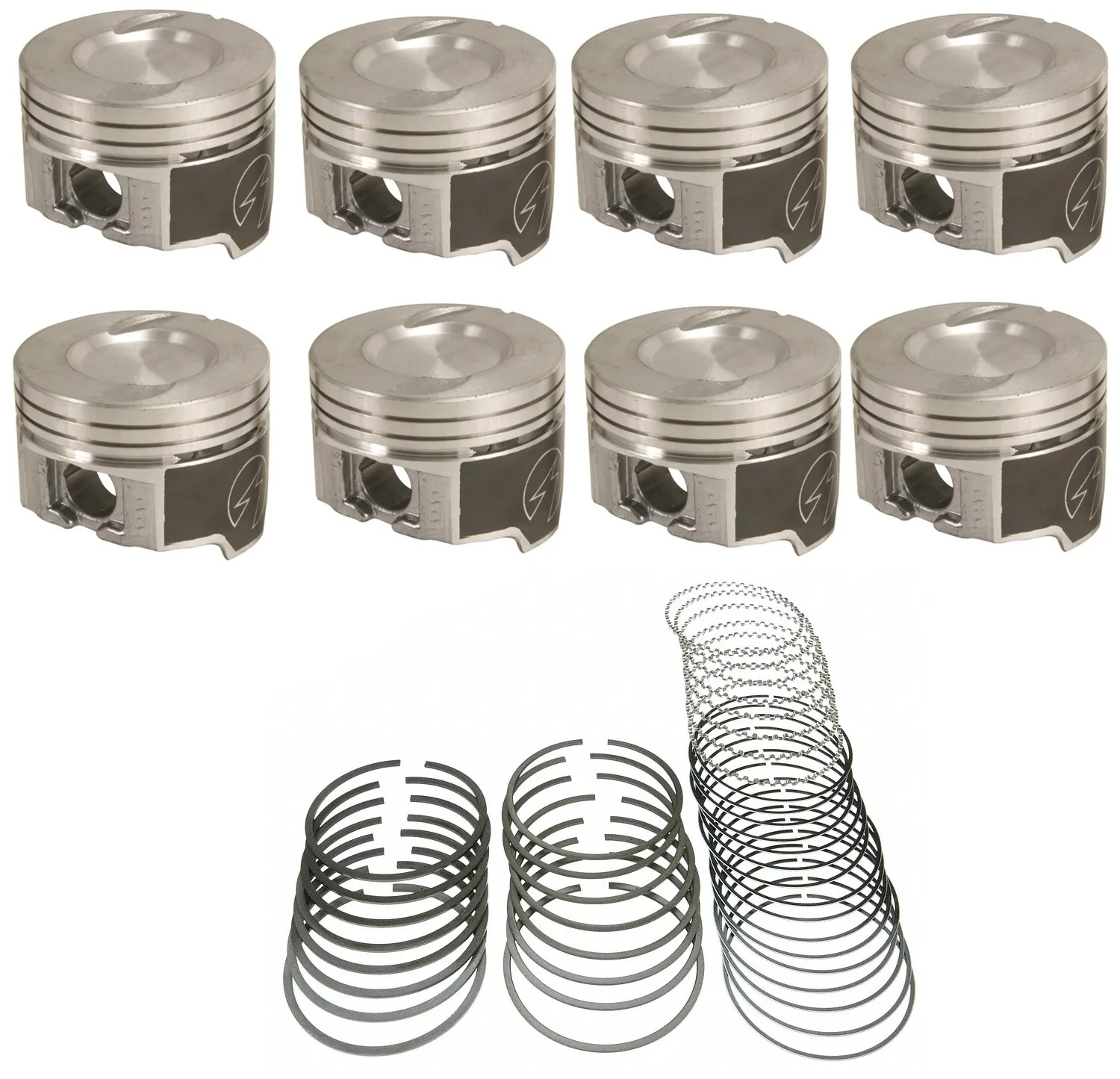 Forged Aluminum Performance Pistons Set (8-Pack) - view 3