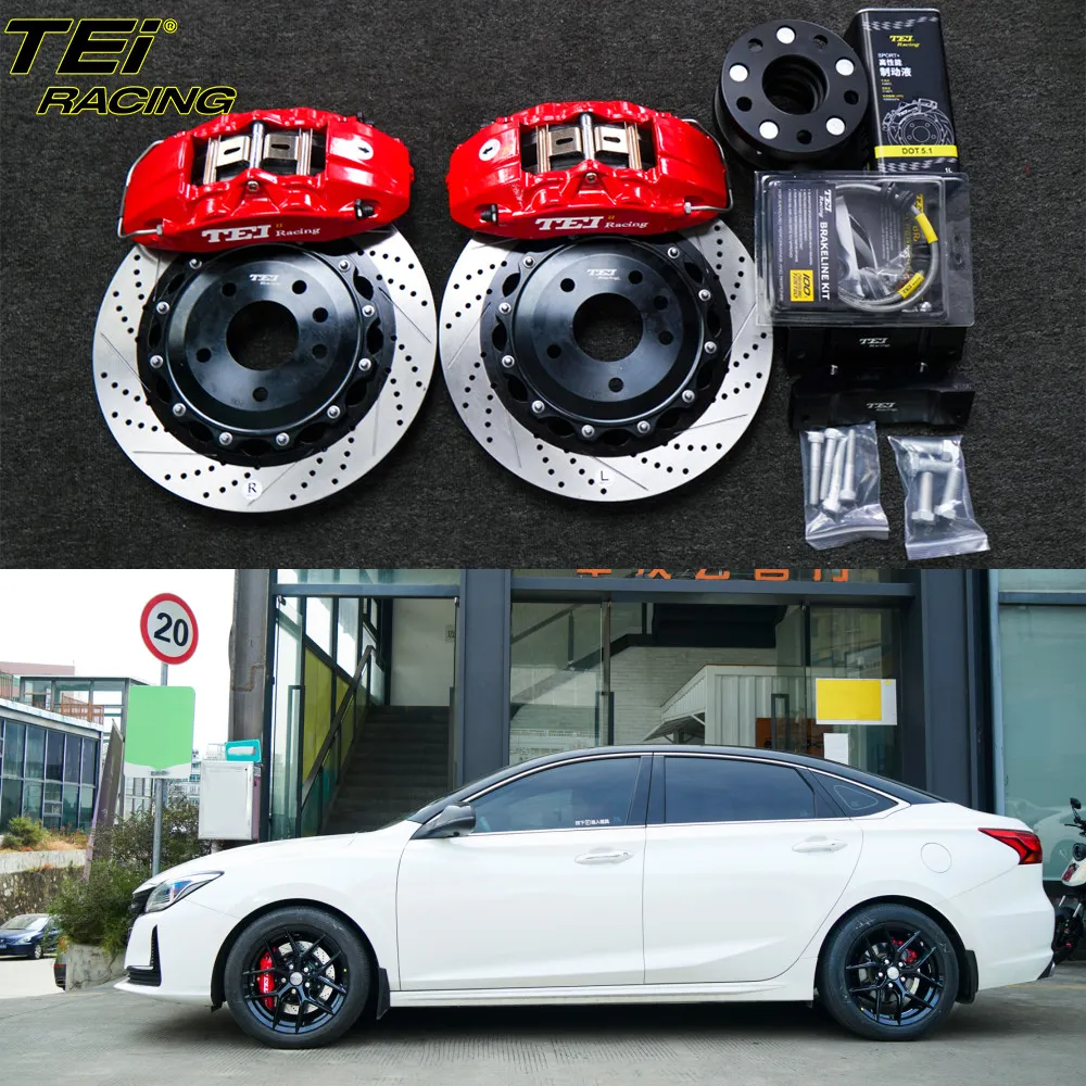Front Big Brake Kit (4-Piston Calipers & Rotors) - view 4