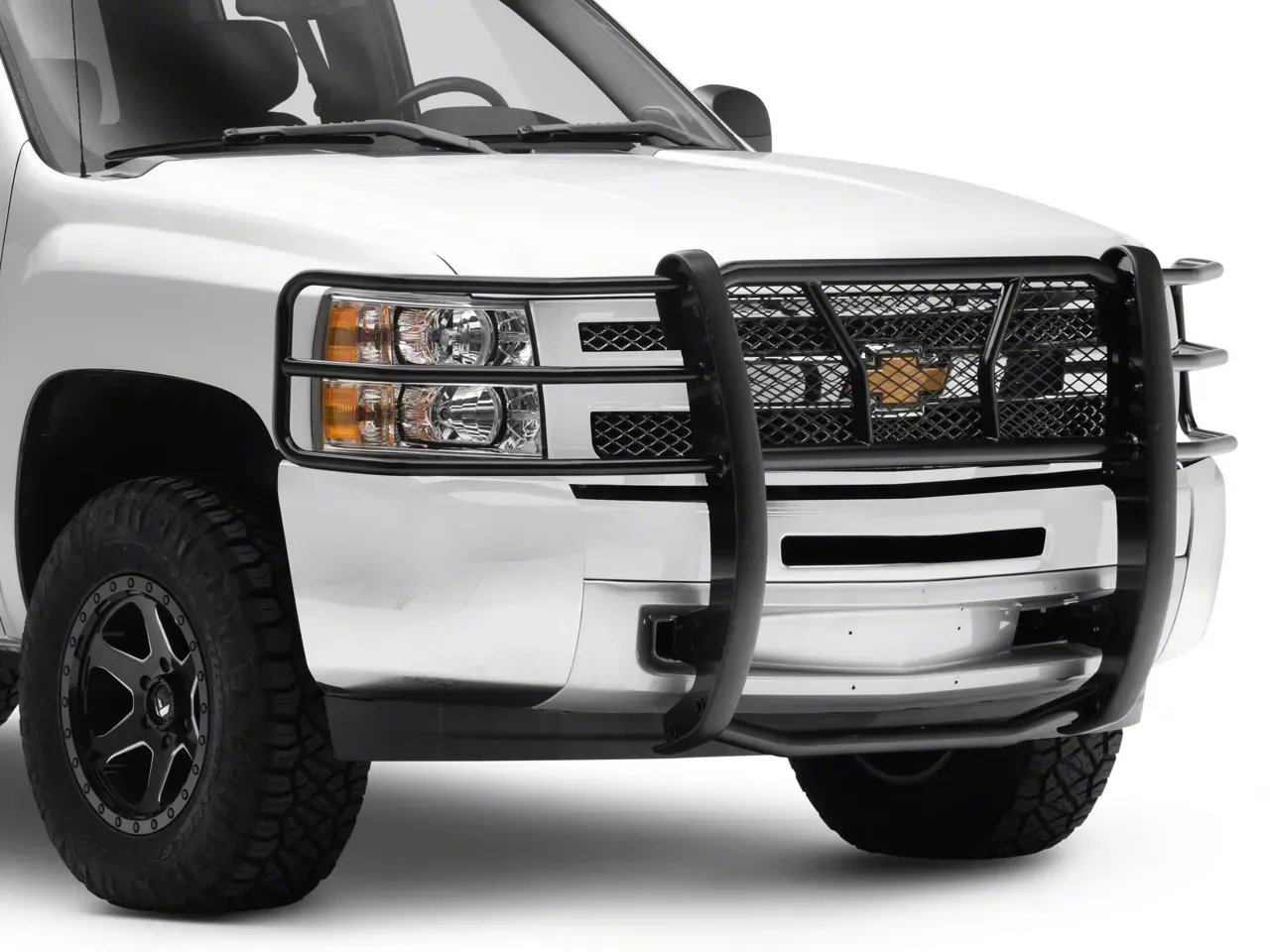 Front Chrome Mesh Grille Guard Brush Shield - view 4