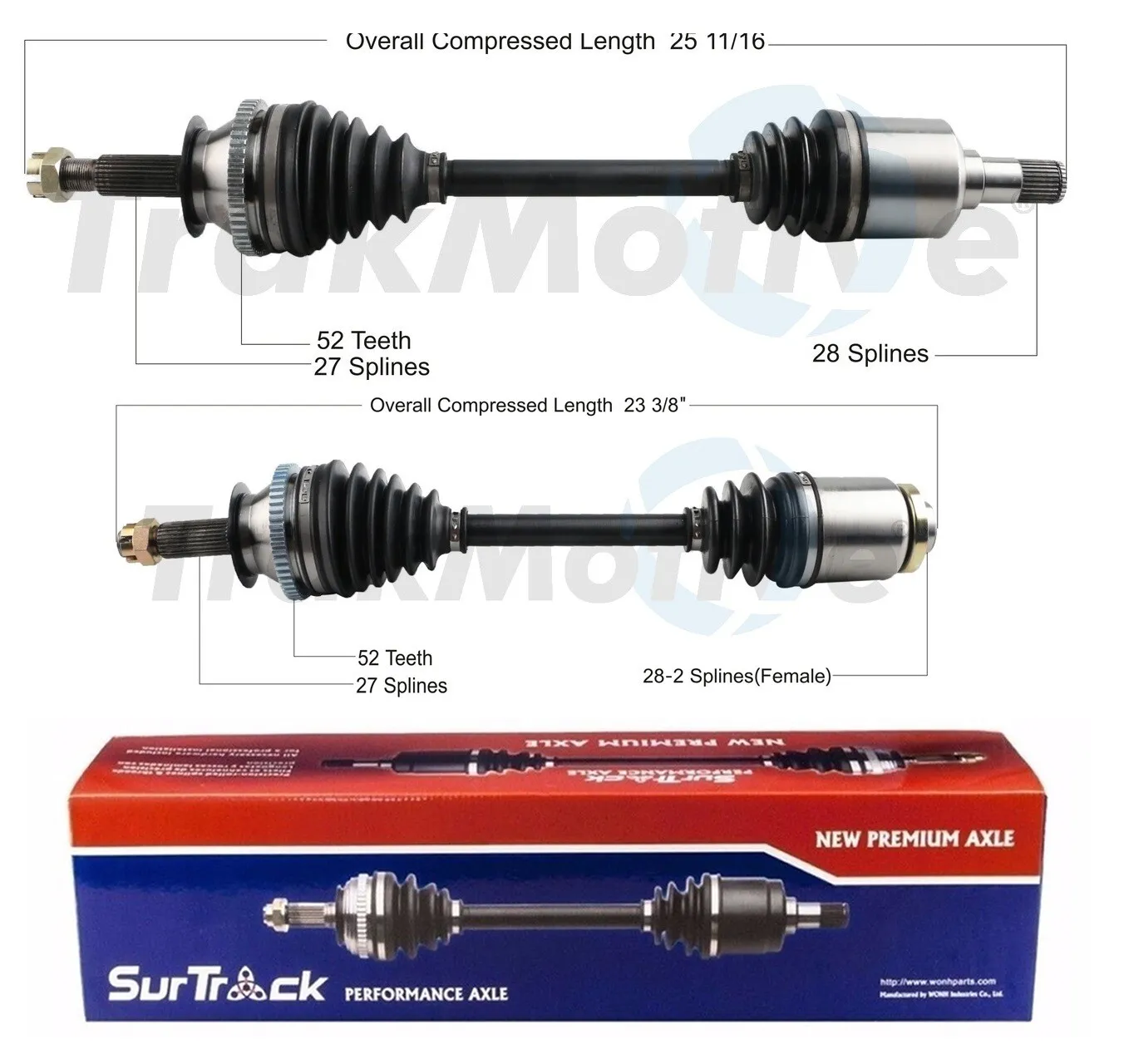 Front Constant Velocity Heavy-Duty Axle Shaft (Right) - view 4