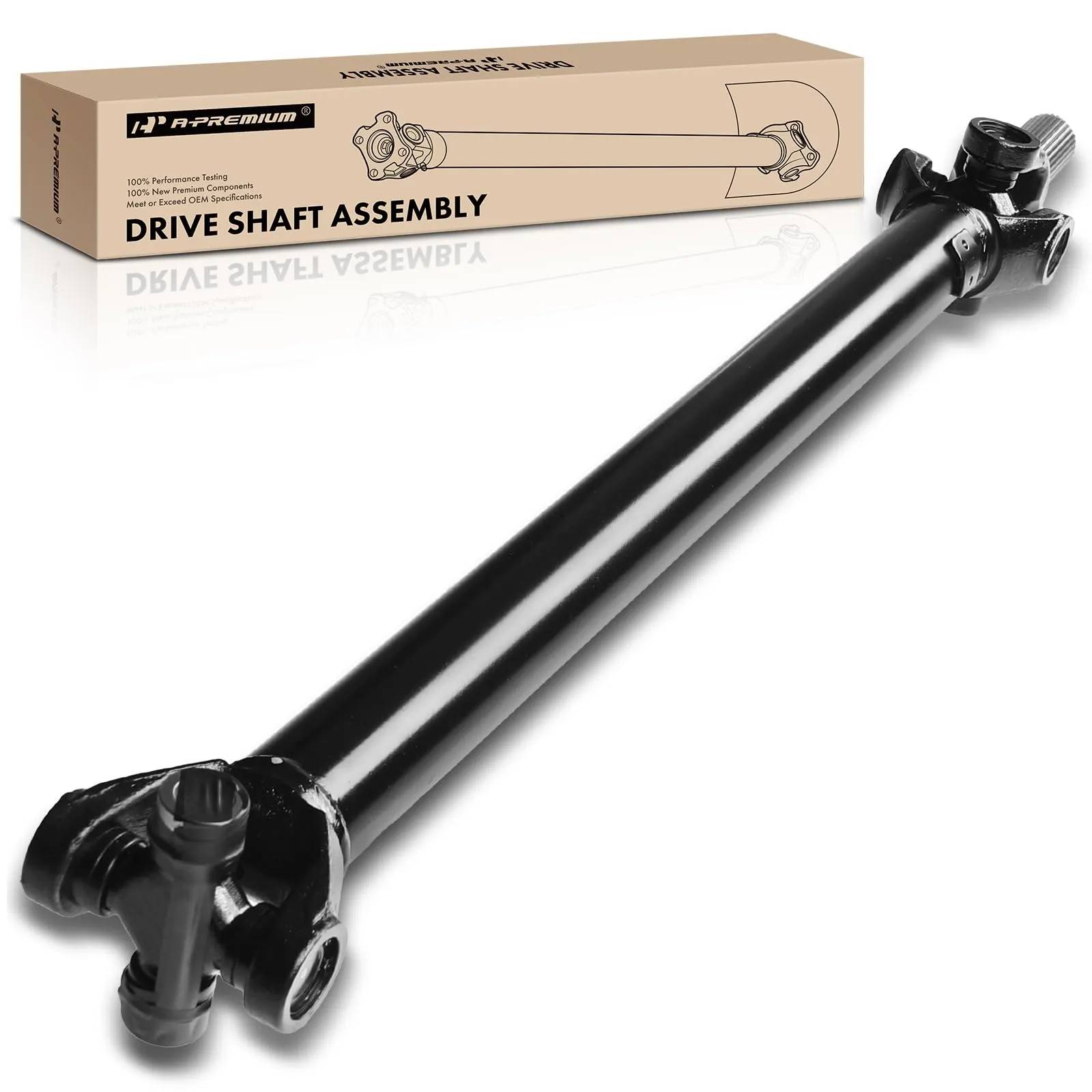 Front Driveshaft Assembly with U-Joints - Suspension & Steering for 4WD Trucks