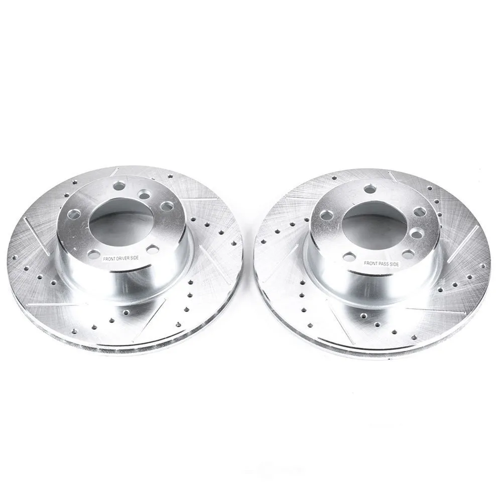 Front Performance Slotted Brake Rotors (Pair) - view 4