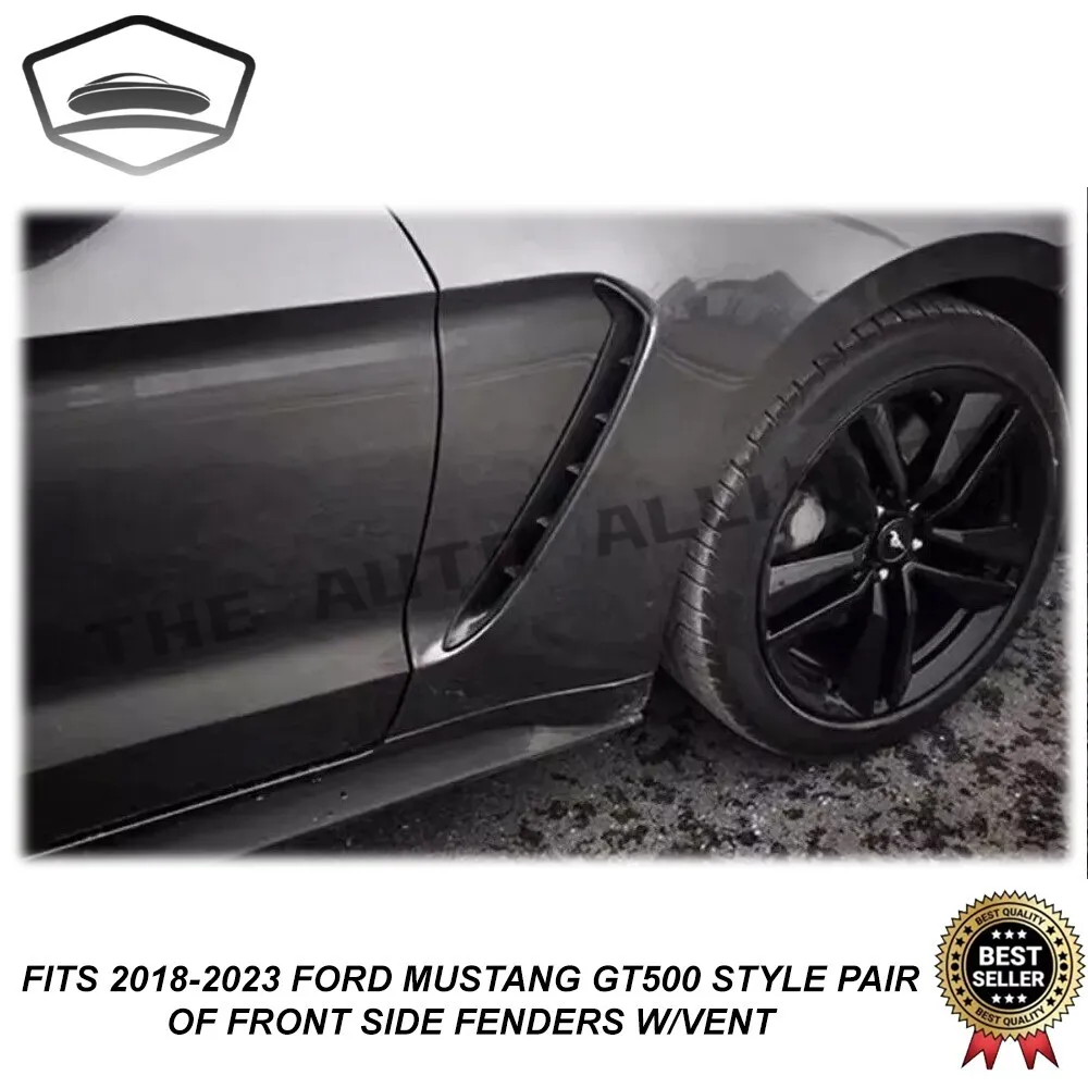 Front Steel Replacement Fenders with Vents (Pair) - view 2