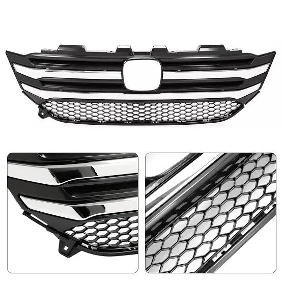 Front Upper Grille Molding Trim (Chrome) - Exterior & Body for Luxury Crossovers