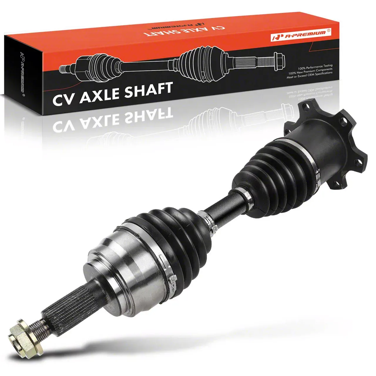 Heavy-Duty Front CV Axle Shaft (Left Side) - Suspension & Steering for Lifted ATVs/UTVs