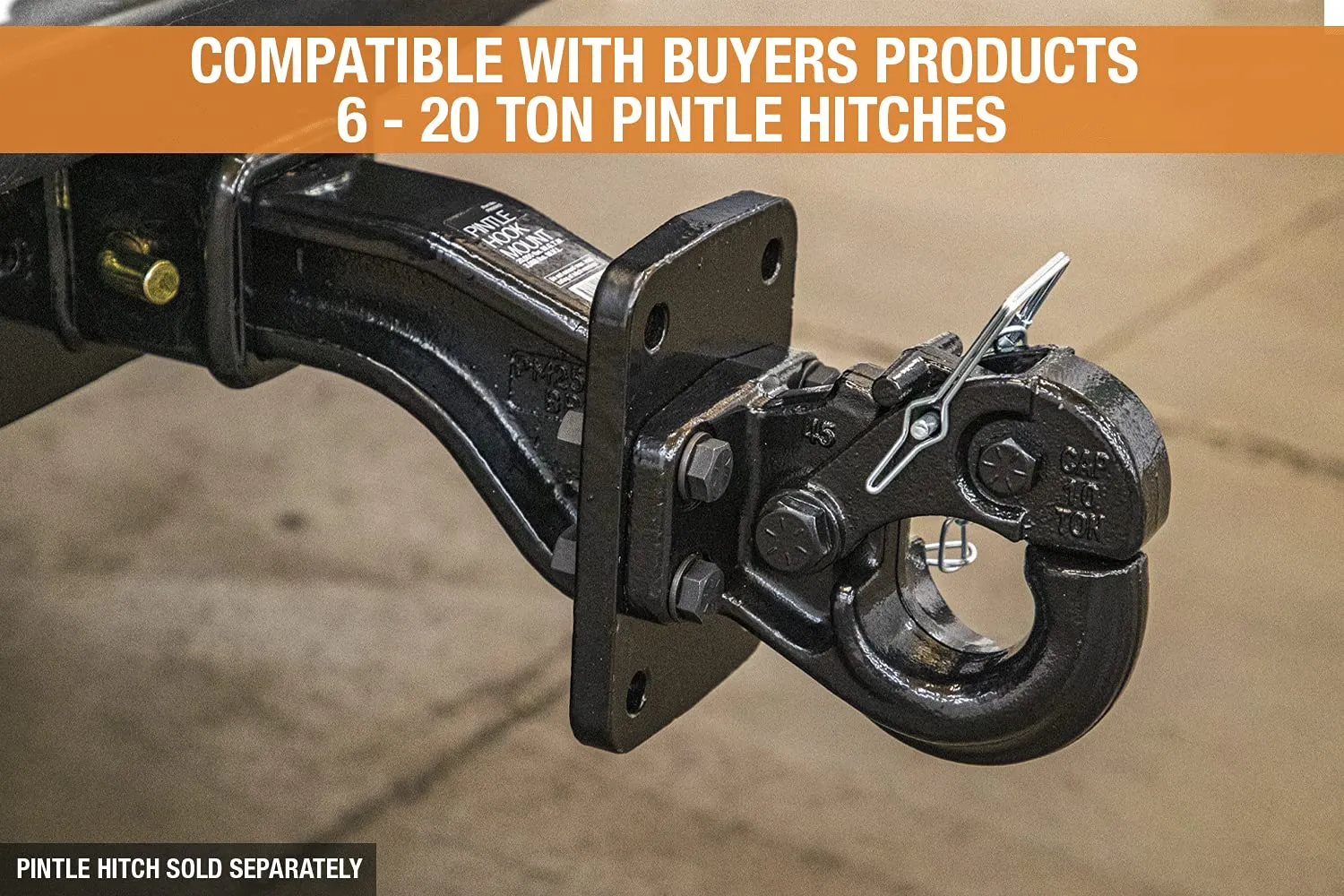 Heavy-Duty Industrial Pintle Hook Hitch Mount - view 5