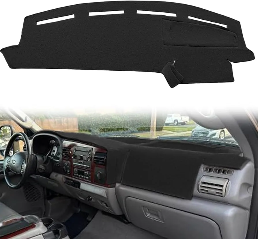 Heavy-Duty Molded Plastic Dashboard Cover Skin - Interior for Sun-Damaged Trucks