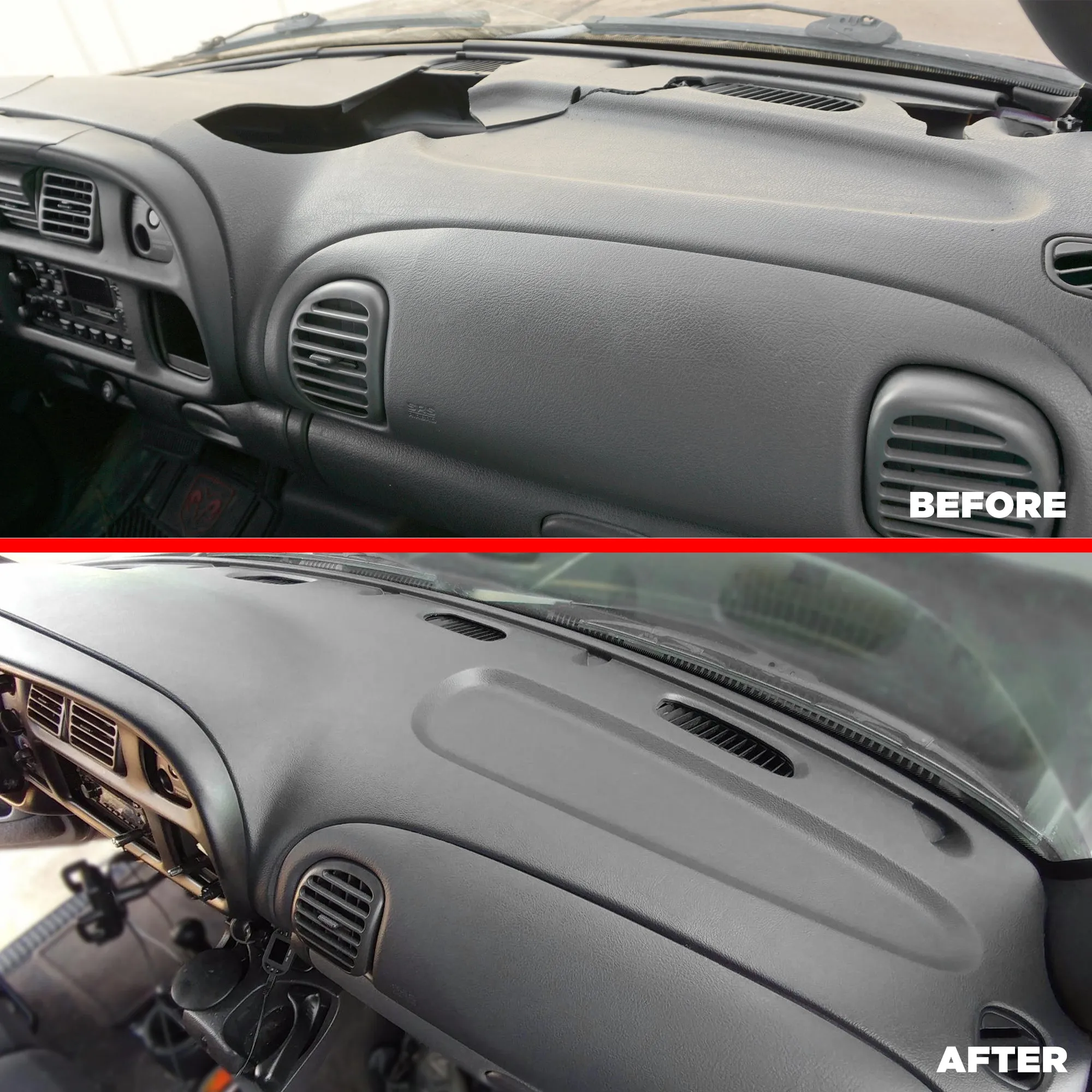 Heavy-Duty Molded Plastic Dashboard Cover Skin - view 6