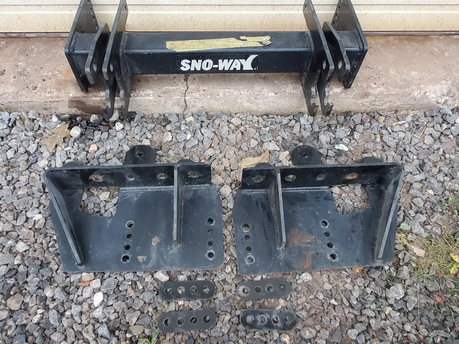 Heavy-Duty Multi-Blade Snow Plow Subframe Mount - Towing & Utility for Winter Fleet Trucks