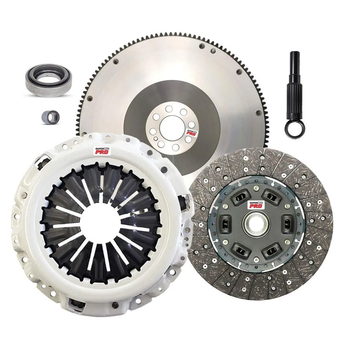 Heavy-Duty Performance Clutch Kit with Flywheel - Engine Components for Manual Sports Cars