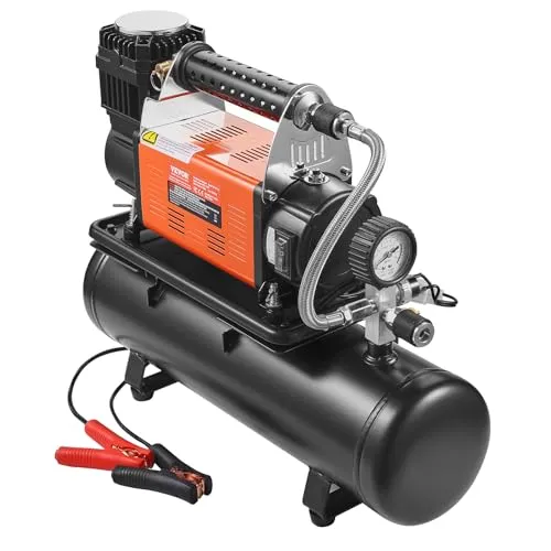 Heavy-Duty Portable 12V Onboard Air Compressor - Towing & Utility for Overlanding