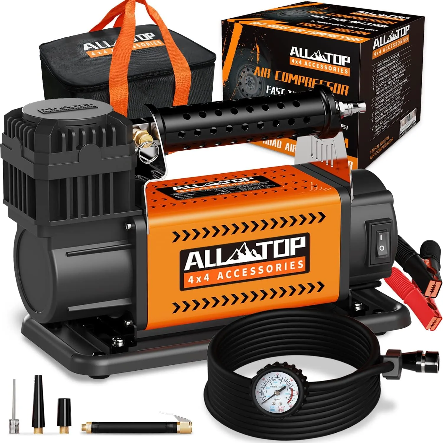 Heavy-Duty Portable 12V Onboard Air Compressor - view 2