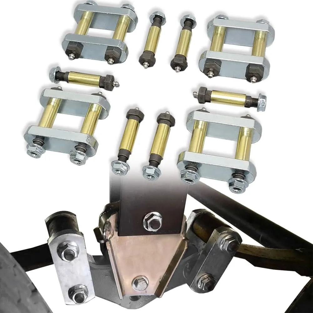 Heavy-Duty Rear Leaf Spring Shackle Kit - Suspension & Steering for Work Trucks