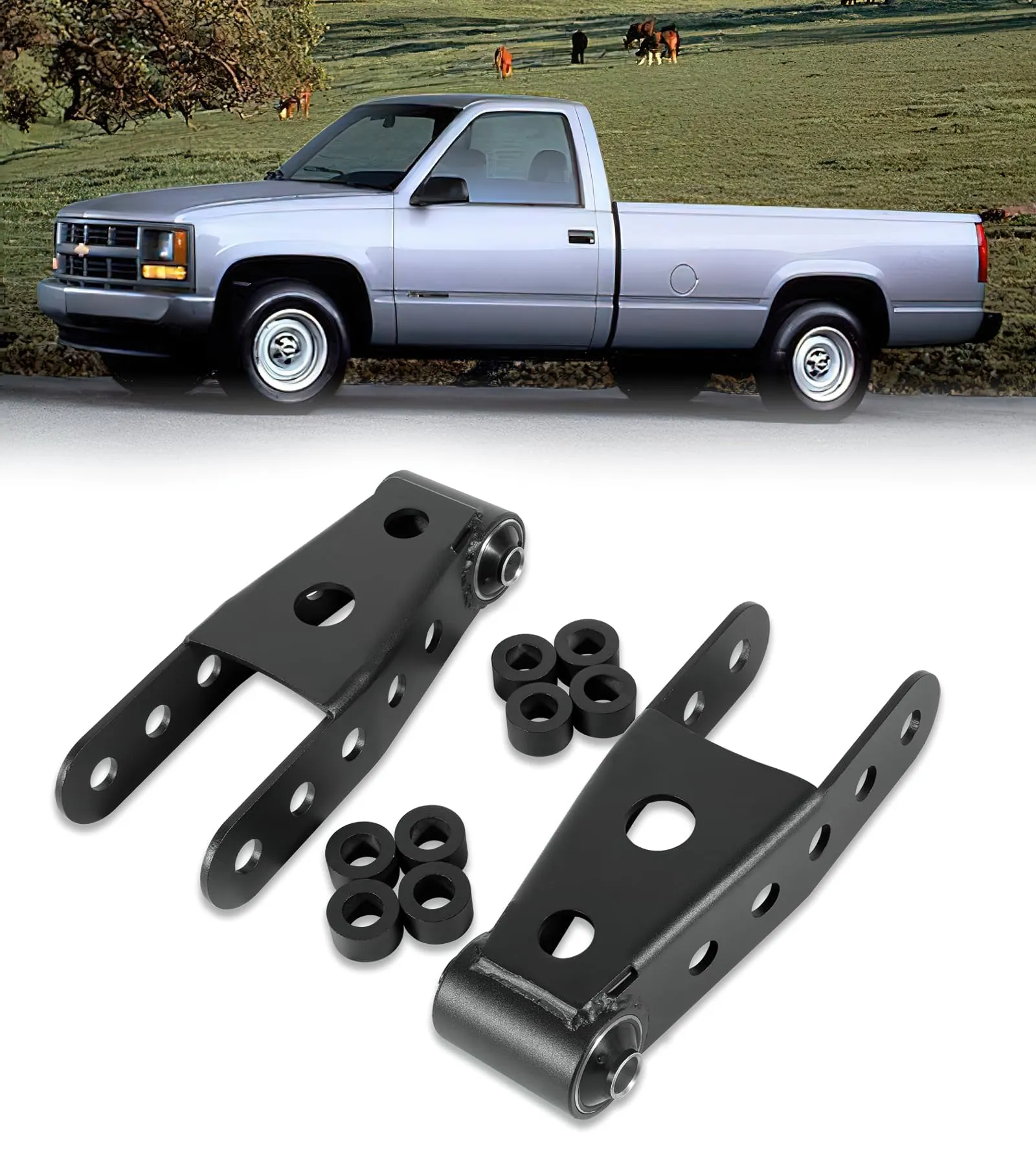 Heavy-Duty Rear Leaf Spring Shackle Kit - view 2