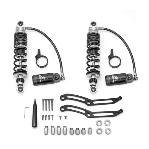Heavy-Duty Remote Reservoir Shocks System (Rear Pair) - Suspension & Steering for Desert Trophy Trucks
