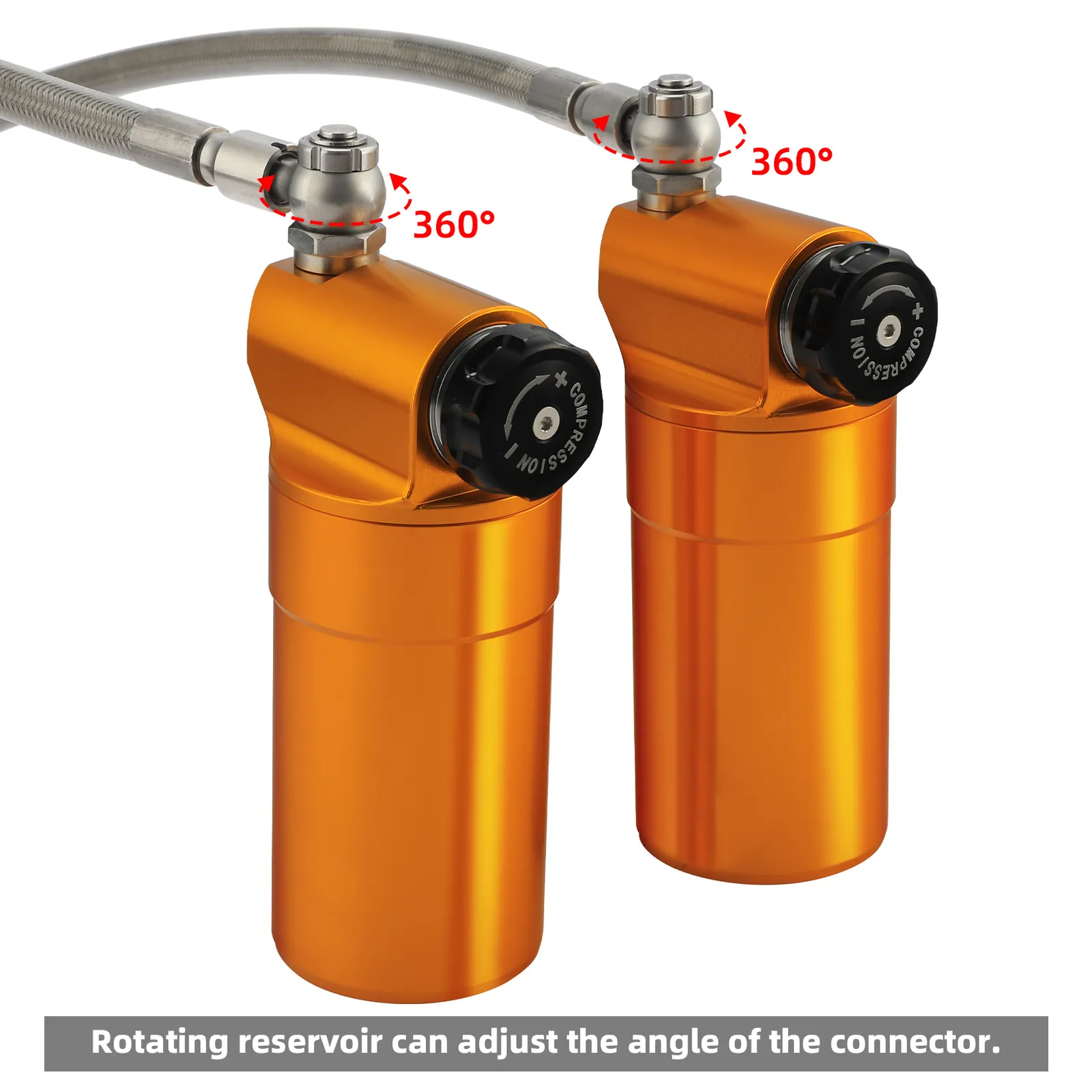 Heavy-Duty Remote Reservoir Shocks System (Rear Pair) - view 2