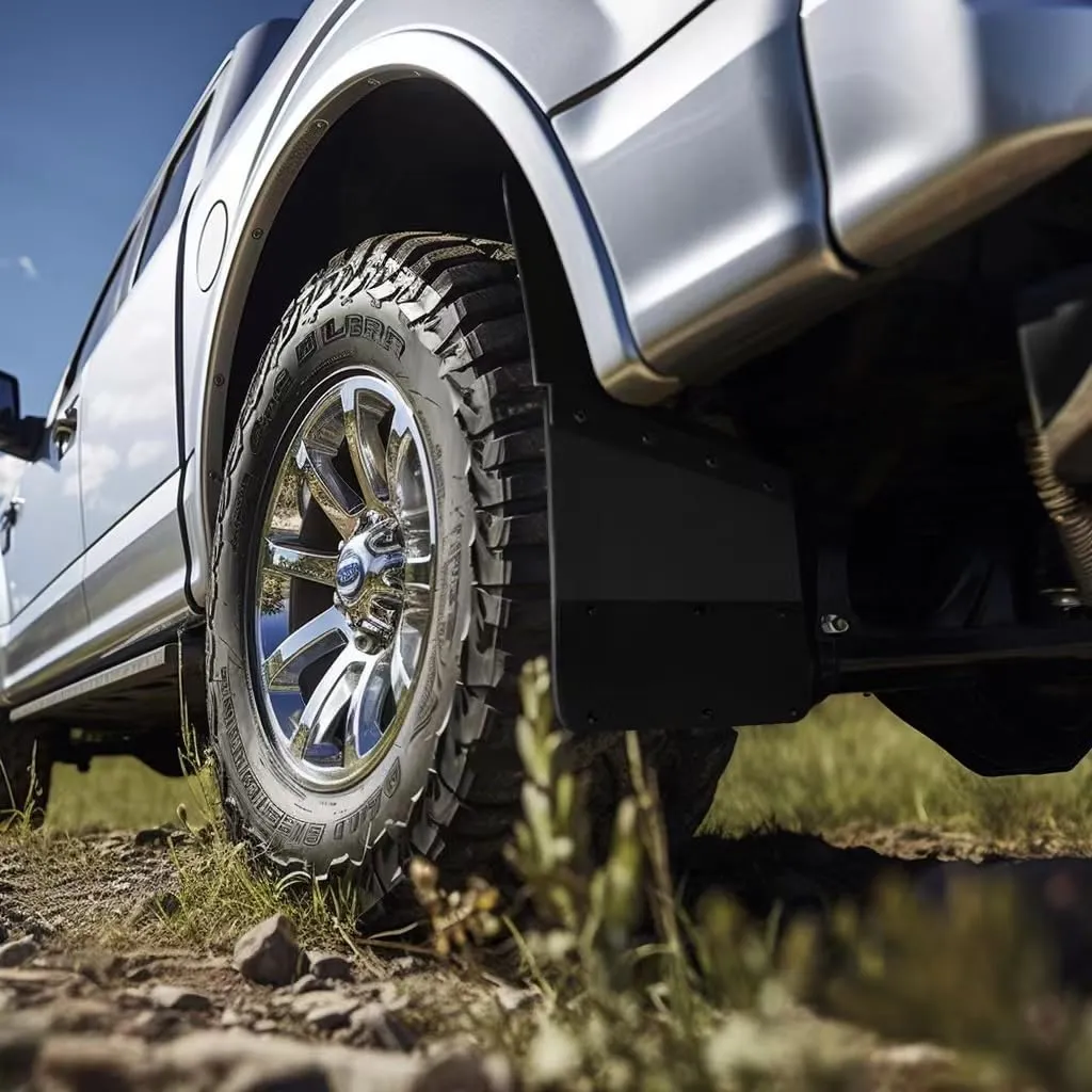 Heavy-Duty Rubber Mud Flaps Splash Guards (Pair) - view 3