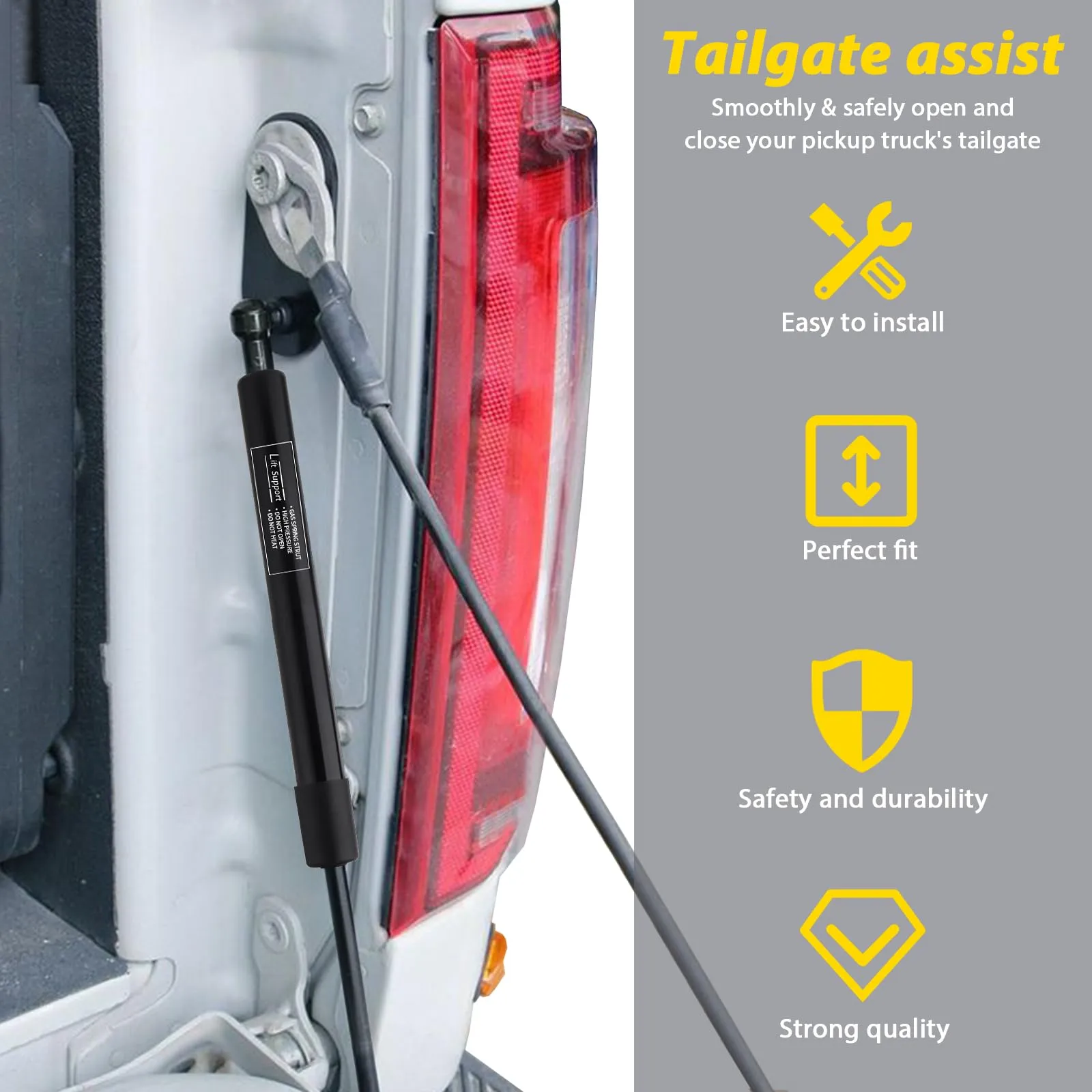 Heavy-Duty Tailgate Lift Assist Shock Kit (Pair) - Exterior & Body for Pickup Trucks