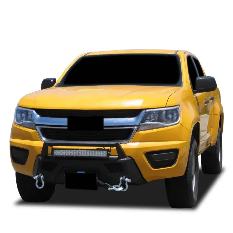 Heavy-Duty Winch-Ready Steel Bumper with LED Pods - view 2