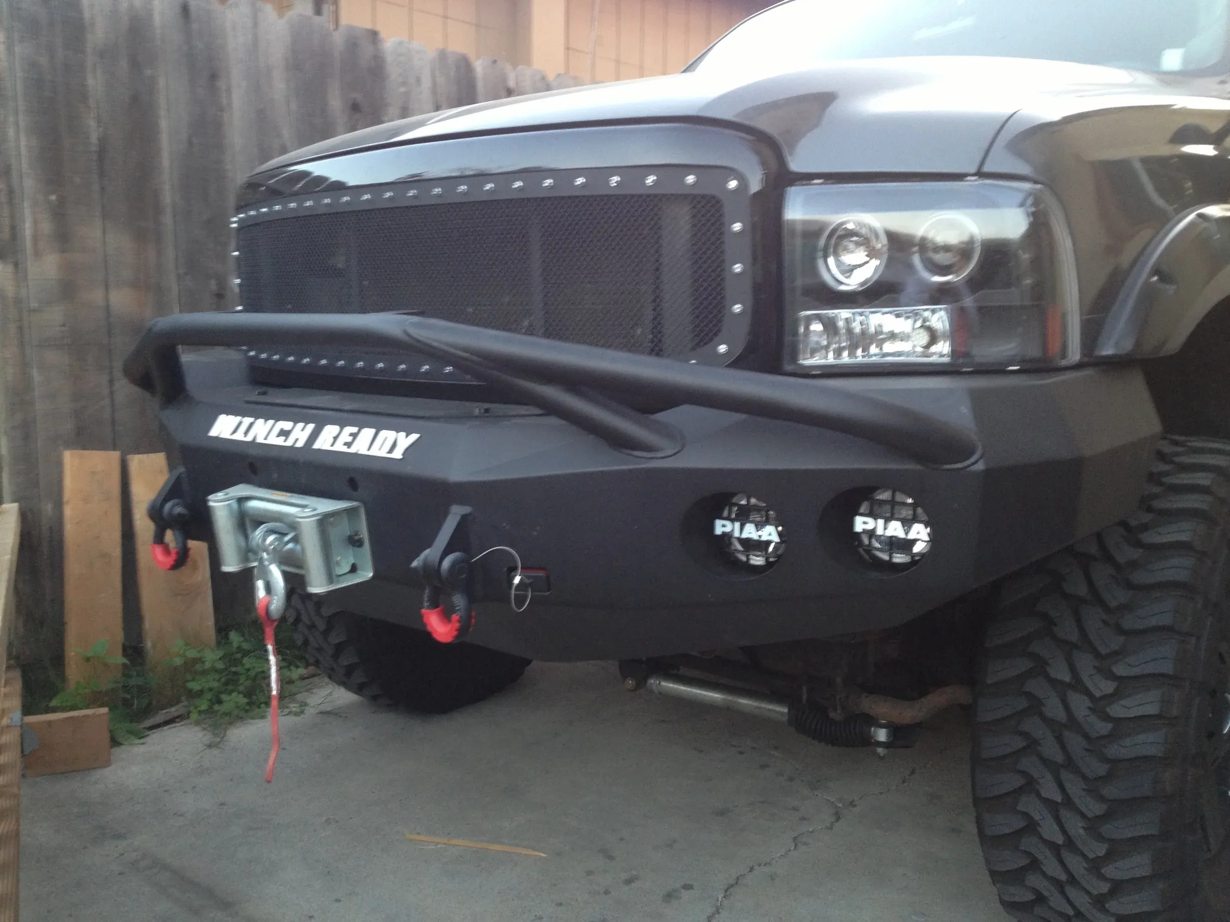 Heavy-Duty Winch-Ready Steel Bumper with LED Pods - view 5