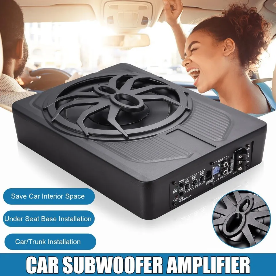 Hideaway Under-Seat Powered Bass Subwoofer System - Electronics for Jeeps / Crew Cabs