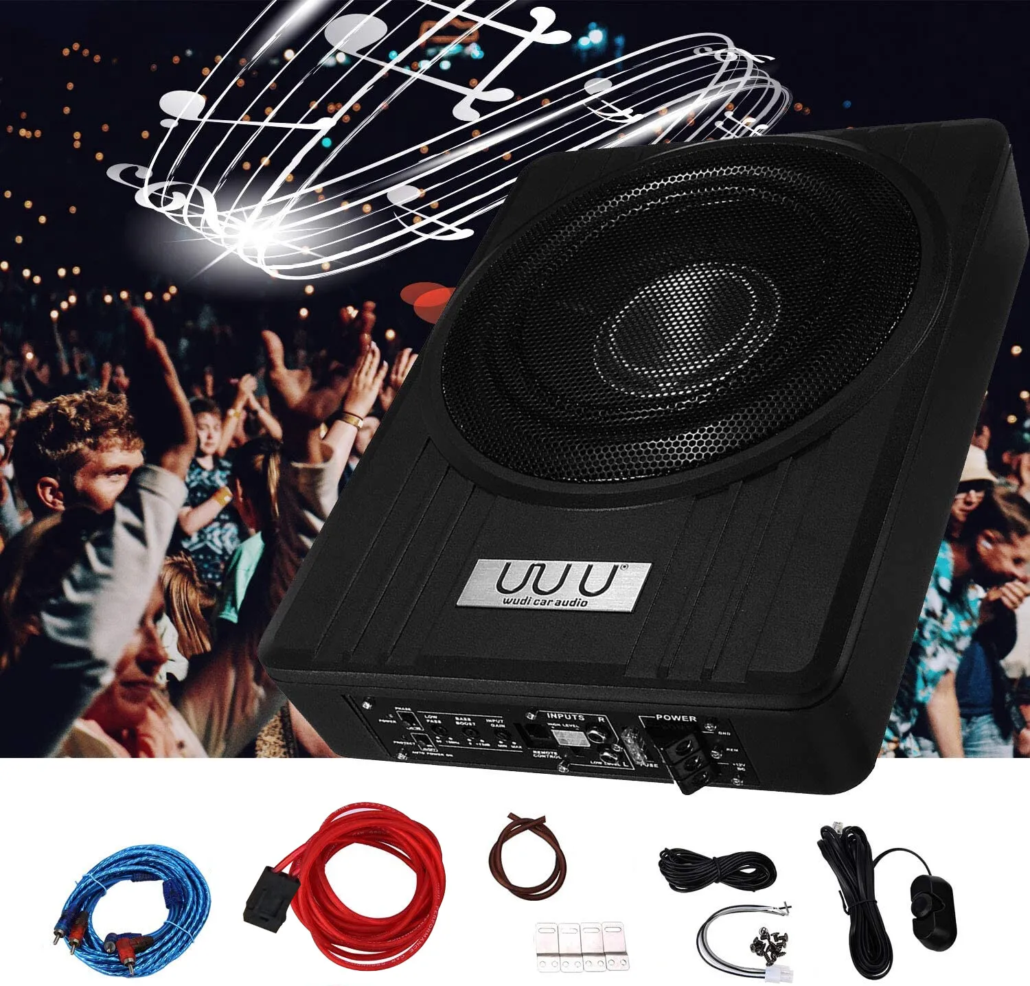 Hideaway Under-Seat Powered Bass Subwoofer System - view 3