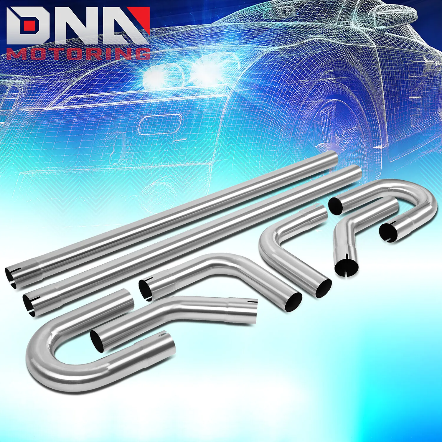 High-Flow Mandrel-Bent Intake Tube Kit - view 3