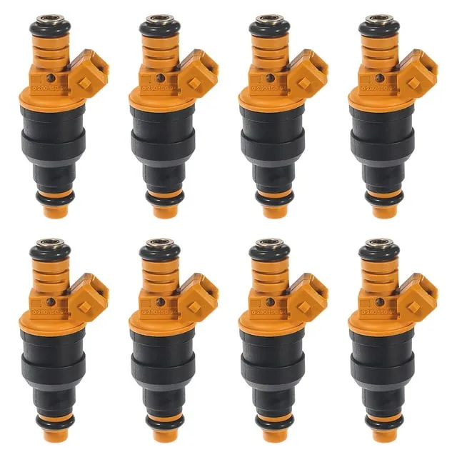 High-Flow Performance Fuel Injectors Set (8-Pack) - Exhaust & Fuel Systems for Supercharged Trucks