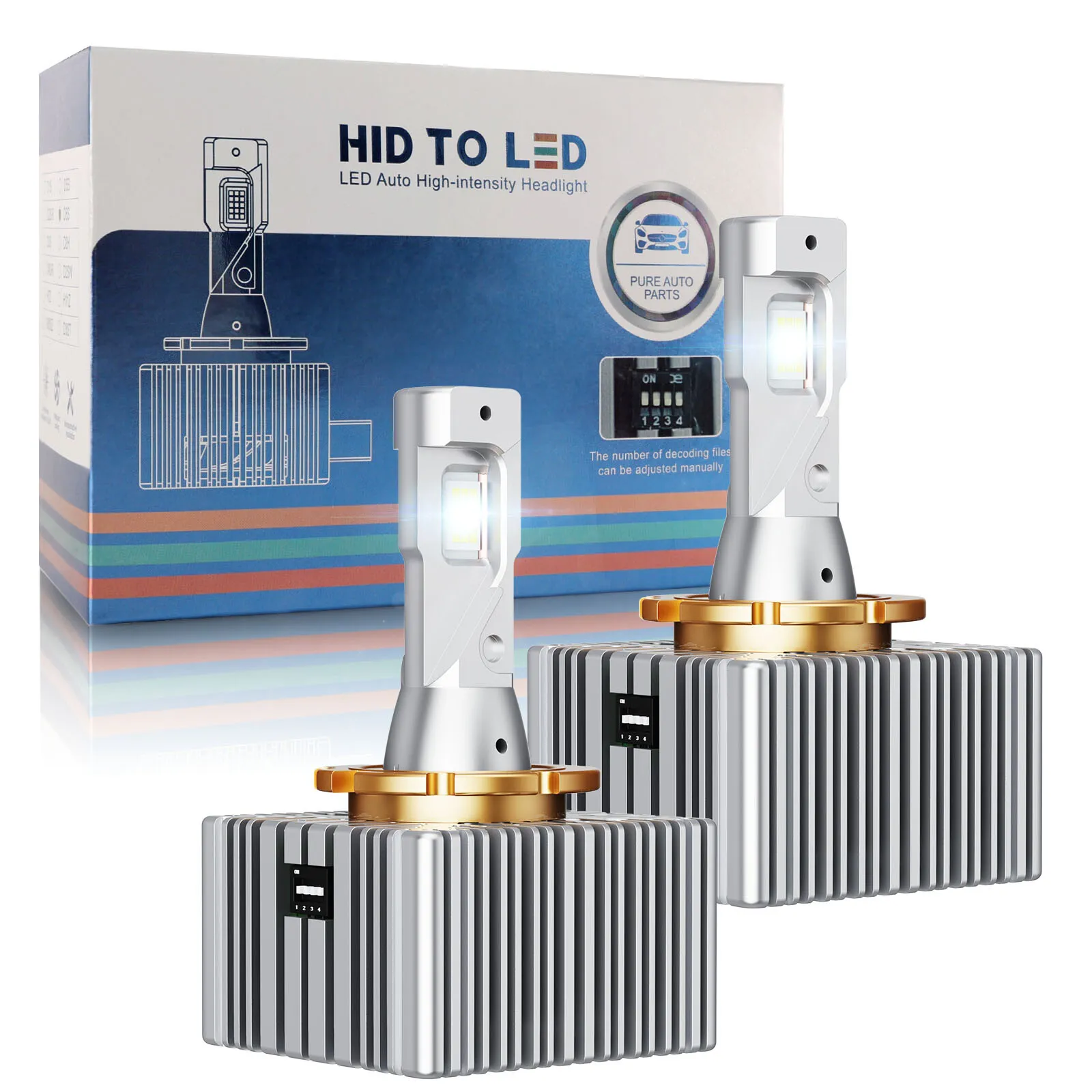 High-Intensity HID Replacement Bulbs (D1S Pair) - view 2