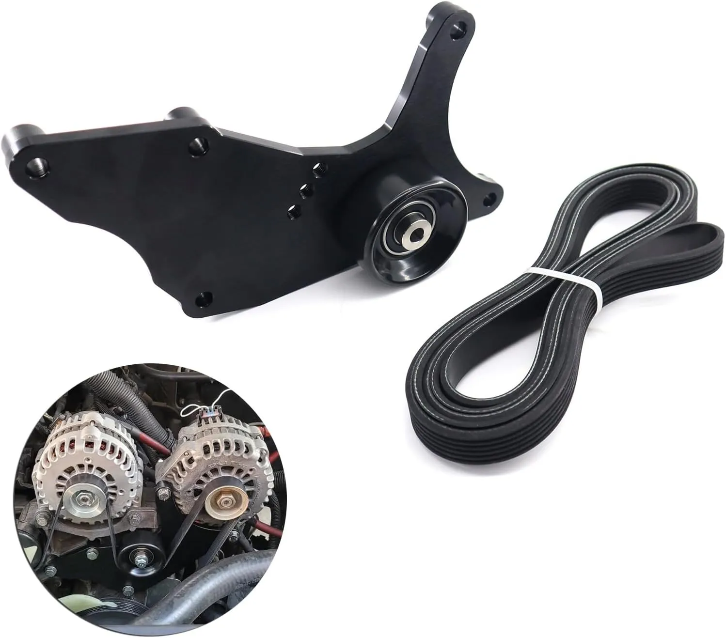 High-Output Dual-Alternator Dual Charging Bracket Kit - view 2