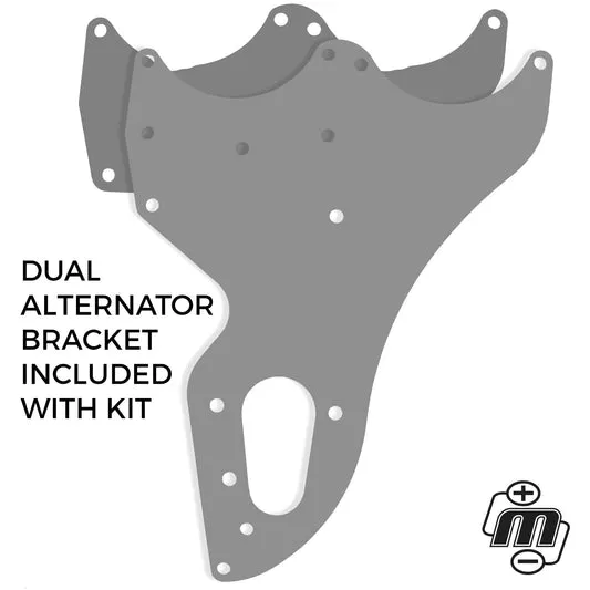 High-Output Dual-Alternator Dual Charging Bracket Kit - view 3