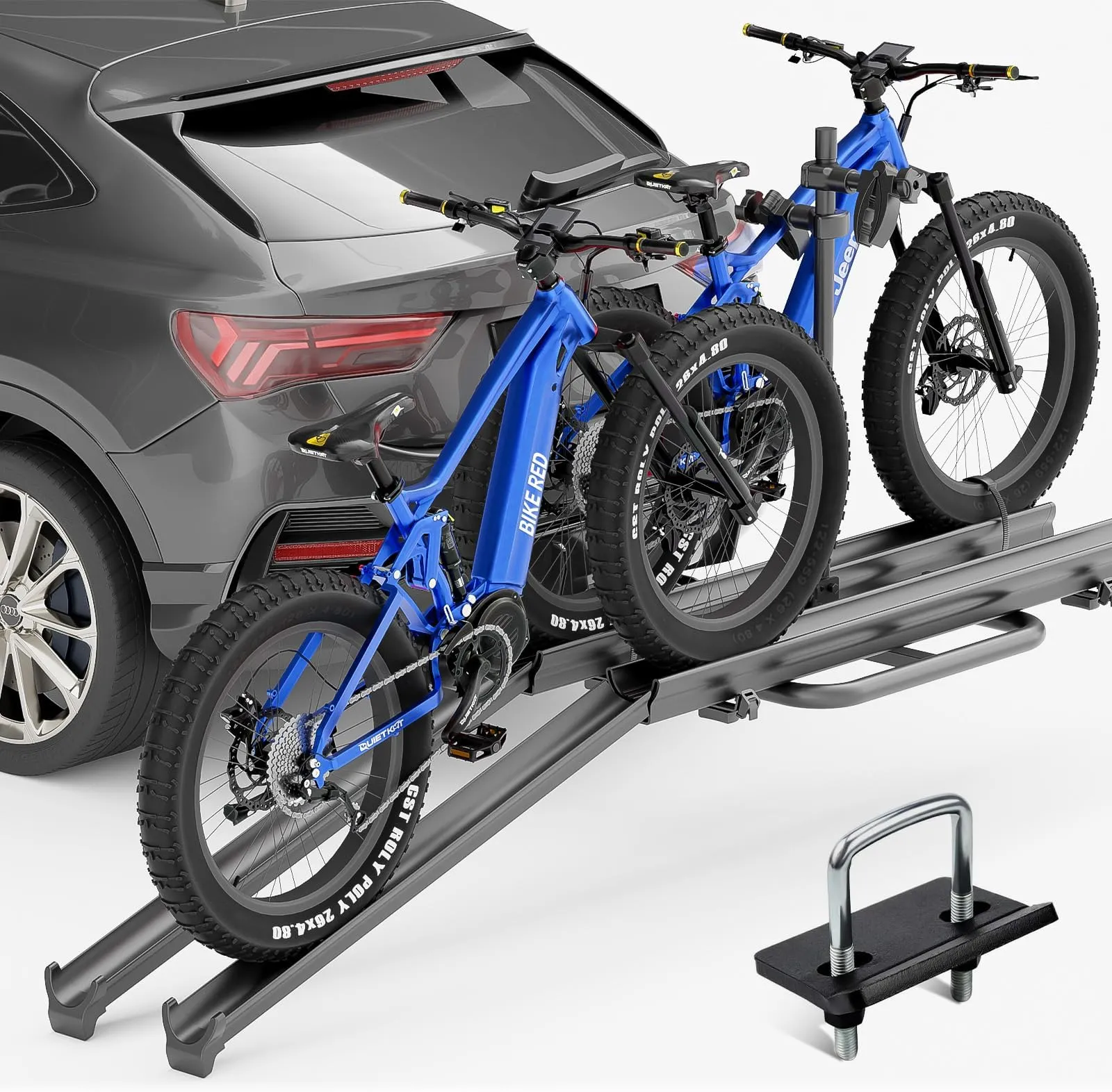 Hitch-Mounted 3-Bike Carrier Rack (Fold-Down) - view 5