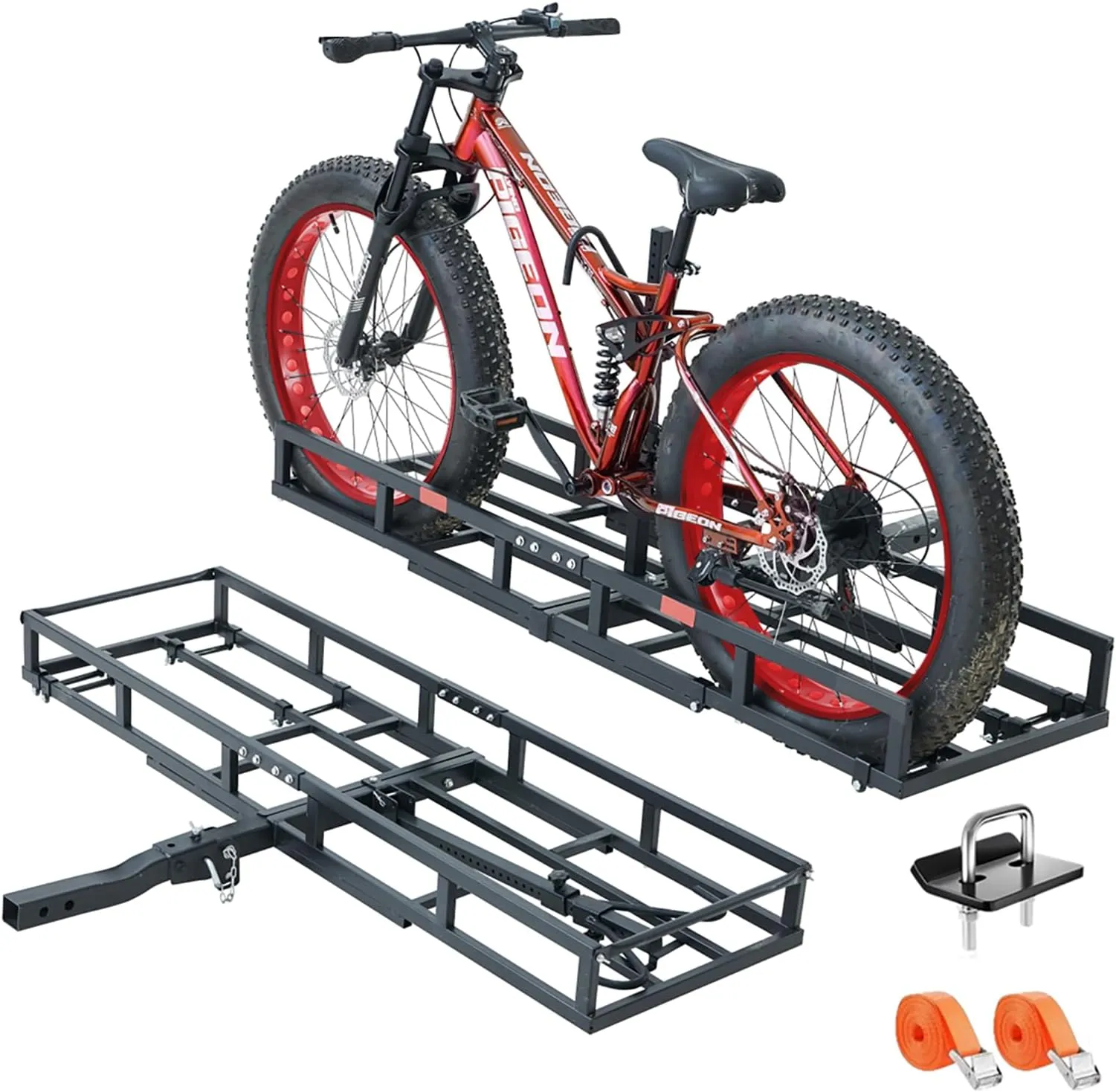 Hitch-Mounted Platform 4-Bike Tilting Rack Carrier - view 2
