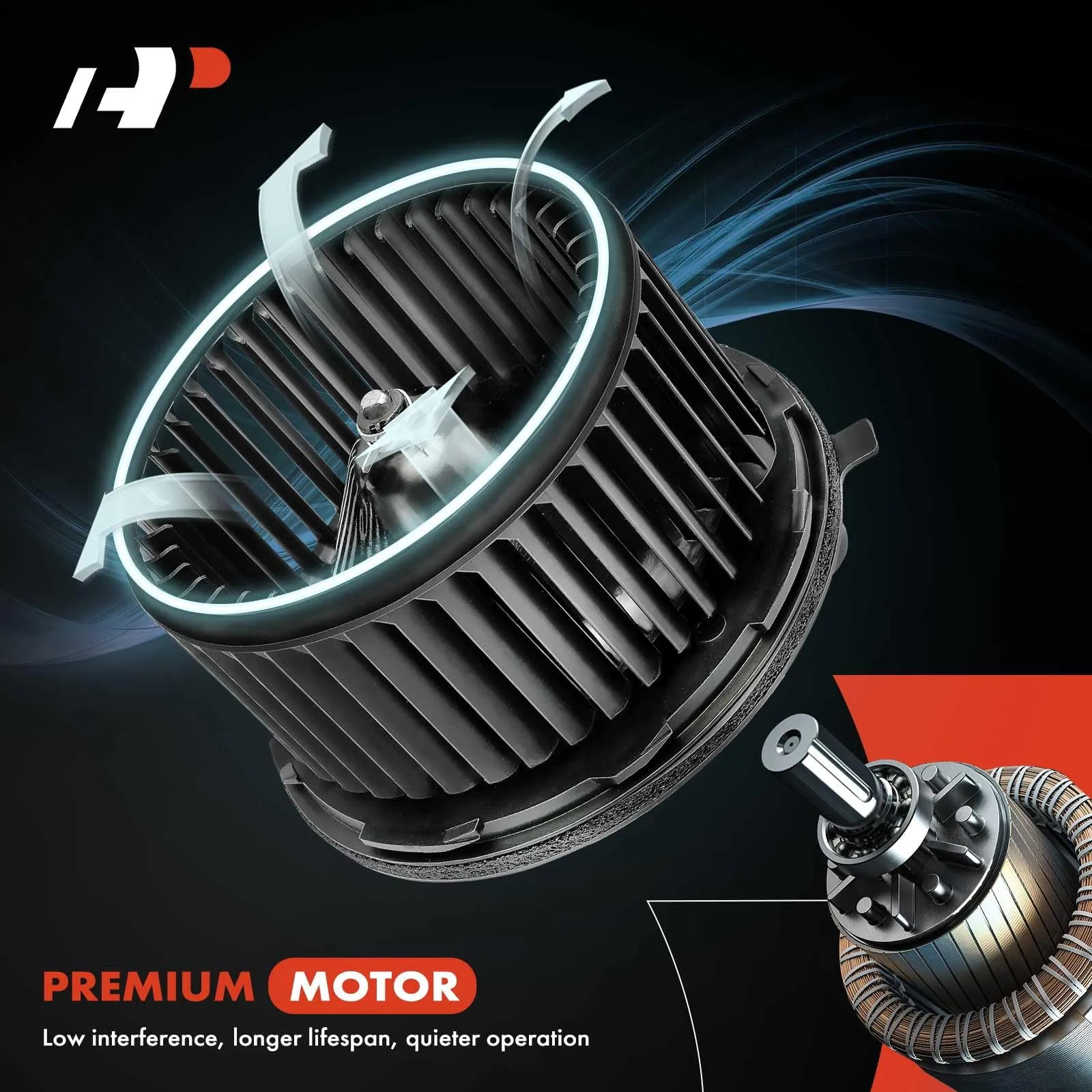 HVAC Blower Motor Assembly with Regulator - Cooling & HVAC for Commuter Cars