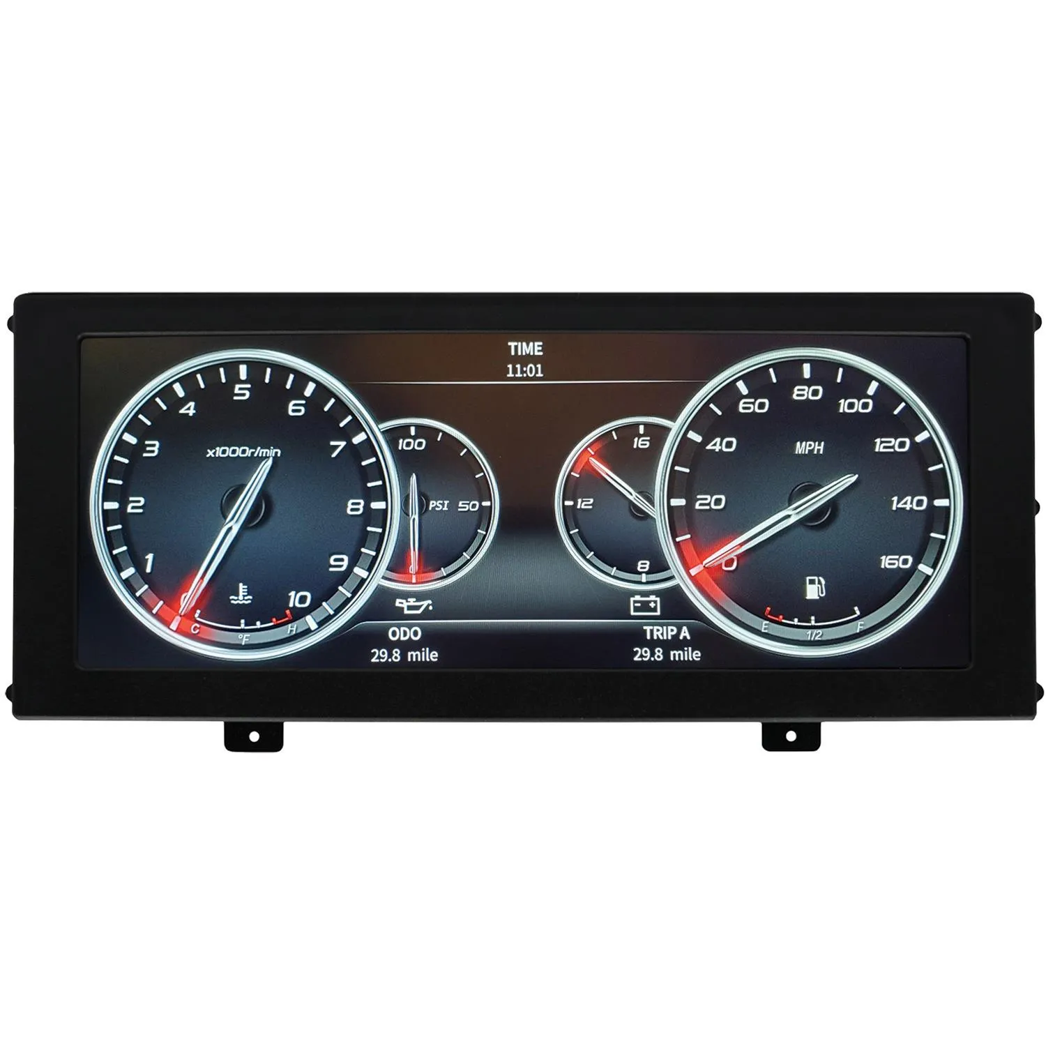 In-Dash Replacement Digital Cluster Gauges Panel - view 3